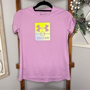 Under Armour Lavender Short Sleeve T-Shirt